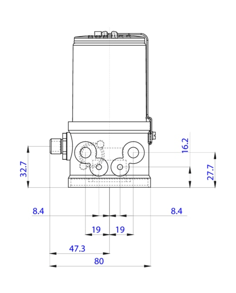 Control head for decentralized automation of direct-flow valves ELEMENT (265074)