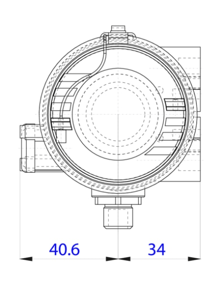 Control head for decentralized automation of direct-flow valves ELEMENT (265074)