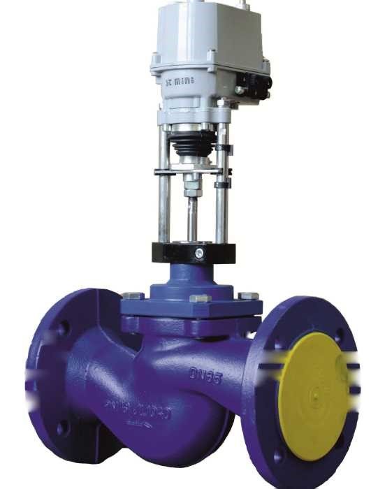 Shut-off and control valve with electric/priv. (Regada), MF, PN16, Tmax=+150°C, f/f (DN125 1-125-160-1.1309*-MF-1,6-1-150- Y)