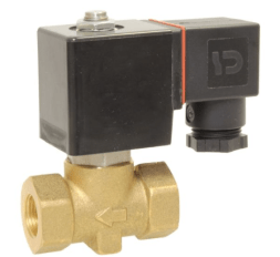 Solenoid valve, 2/2-Magnetventil, G1/2&quot;, DN10.5, 24VDC, Ms/FKM, DC=0-1bar, direktgesteuert
