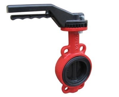 205WN P/PR Butterfly valve MF Xurox PN16, GGG40.5/1.4408/NBR (Nitril), handle