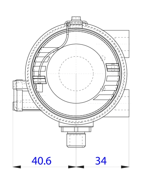 Control head for decentralized automation of direct-flow valves ELEMENT (265076)