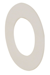 Flange gasket, DN50, for PN16 /40, PTFE-flat gasket, noch DIN EN 1514-1, 2mm