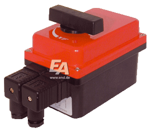 Electric drive ,Typ RT20, 24VAC/DC Drehmoment 20Nm, time. srab. 7 secunden