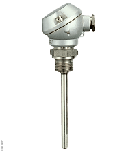 90.1030 Thermocouple. Screw-in thermoelectric element with a J-shaped connection head
