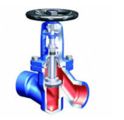 Shut-off valve 35.040 ARI-FABA-Plus , beveled. posad. PN40, cast steel 1.0619 (PN 40, DN 20)