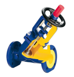 Balancing valve Zetkama 443A-C-71 PN16, body material-grey cast iron Tmax=+300oC flanges (PN 16, DN 65, 443 a-065-c-71 65)