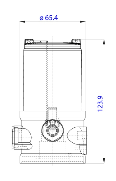 Control head for decentralized automation of direct-flow valves ELEMENT (265073)