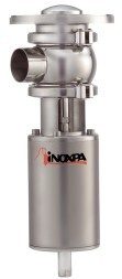 Bottom seat valve NLF S DIN AISI 316L EPDM with n/A drive. air/spring NC