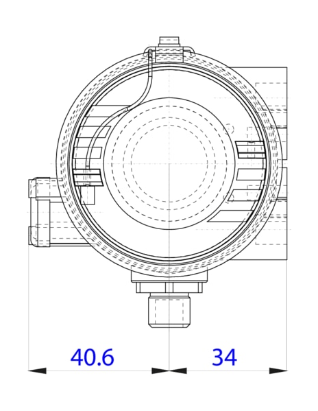 Control head for decentralized automation of direct-flow valves ELEMENT (265072)