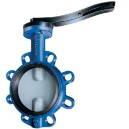 Rotary shutter 22.012 ARI-ZESA PN16 K.cast iron/stainless steel.steel/(EPDM) Tmax=+120oC with fixed handle. flanged (PN 16, DN 20)