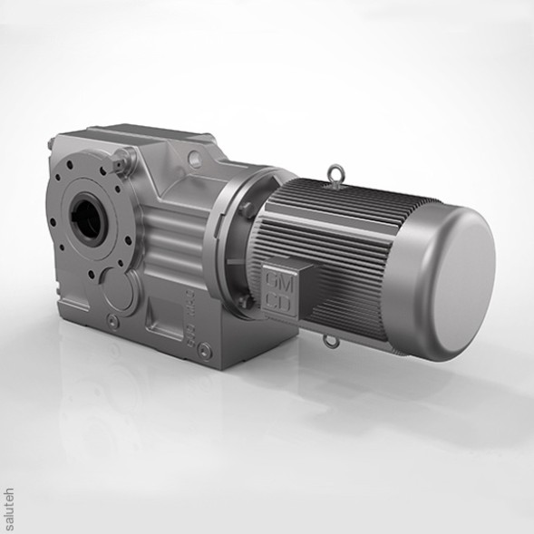 Cylindrical-conical gearbox GUOMAO GKA157-Y22-4P-47.69-M1-270-3