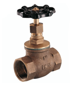 GENEBRE 3228 PN16 shut-off valve, body- bronze (CC491K), brass (CW614N), PTFE, BP/BP, steering wheel, BSPP thread (3228 05 3/4&amp;quot;)