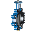 Rotary shutter 22.014 ARI-ZIVA®-ZE LUG PN16, EN-JS1030 (DN200 PN16 with gearbox)
