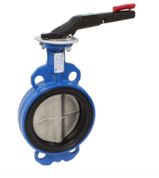 Butterfly valve disc butterfly valve DN150, PN10/16, construction length EN558-20, GG/NBR/Stainless steel 1.4408, ISO 5211