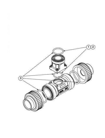 Special adapter for mounting pH/ORP sensors and ELEMENT series conductometers in the pipeline (560693)