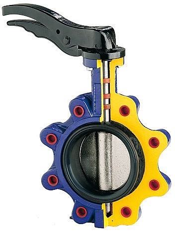 498A-XXX-B-C6 Disc shutter zBUT Zetkama PN16 flanged