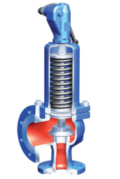 Safety valve ARI-SAFE 12.903 DN50/80 PN16 PCR=4.0bar GG-25 fl