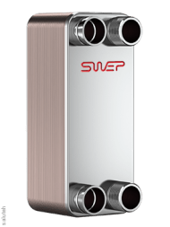 Heat exchanger B12MTh44x54/D2P-SC-H 2x16+35.1/3x35.1