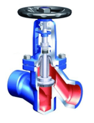 Shut-off valve 45.005 ARI-STOBU PN40, forged steel 1.0460, welded (PN 40, DN 500)