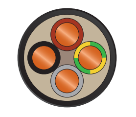 كوندوكتيكس كرين وكابلات المصاعد-وامبفلر تي جي إتش 07 آر إن-إف