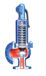 Safety valve 35.901 ARI-SAFE , PN40 body material - cast steel 1.0619+N Tmax=+300oC flanged