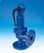 Safety valve 12.921 ARI-SAFE-P angular PN16 body: grey cast iron Tmax=+300oC f/f (DN20)