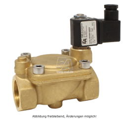 Solenoid Valve 2/2-Magnetventil, G3/4&quot;, Ms/NBR, 24VDC, 0.3 - 16bar, servogesteuert