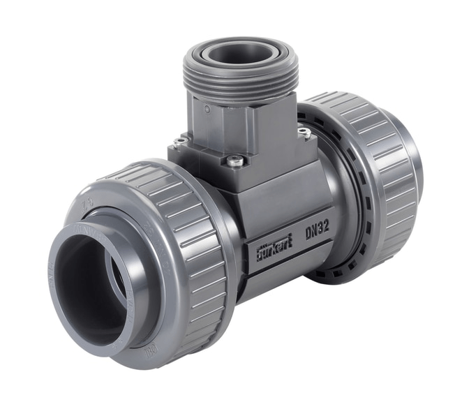 Special adapter for mounting pH/ORP sensors and ELEMENT series conductometers in the pipeline (560695)