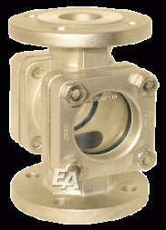 Sight glass DN65GG25, PN16 Cover washer: DIN8902 glass