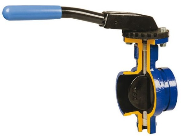 494B-XXX-C66 Disc shutter zBUT Zetkama EN-GJL-250 PN16 welding/welding 