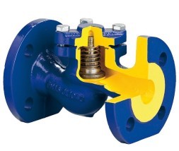 Клапан обратный подъемный ZETKAMA 287A-150-C-31, DN20, PN16, корпус - чугун GJL-250 (GG25), Ф/Ф