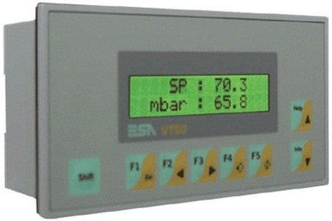 Control panel 2 lines of 20 characters, 8 buttons, MSP port VT05000000