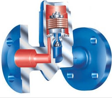 Bimetallic condensate trap 12.600.1 ARI-Cona-B 1 PN16, body and lid - grey cast iron Tmax=+350oC, flanged (PN 16, DN 25)