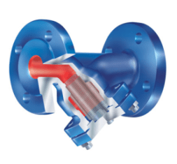 Mesh filter 35.050 ARI-Strainer , mesh:m.0.25mm, PN40, steel 1.0619+N (GS-C25N) Tmax=+450oC flanged (PN40, DN 25)