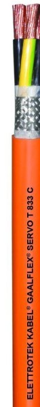 Кабели для моторов и сервокабели Elettrotek Kabel GAALFLEX SERVO T 833 C