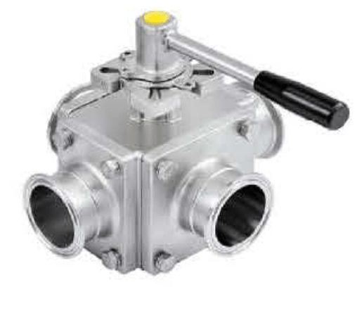FOUR-WAY STAINLESS STEEL BALL VALVE