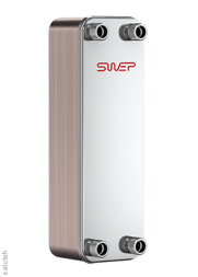 بي 17 لوحة ملحومة مبادل حراري سويب