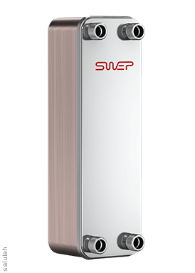 بي 17 لوحة ملحومة مبادل حراري سويب