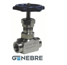 Shut-off valve Genebre PN16, CF8M /1.4401 /Metal/Metal, steering wheel, inside thread (DN50 2230 09)