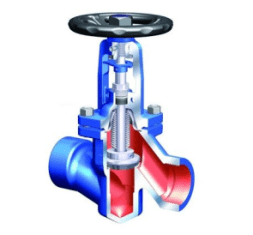 Shut-off valve 34.066 ARI-FABA-Plus PN25, cast steel 1.0619+N, welded (PN 25, DN 250)