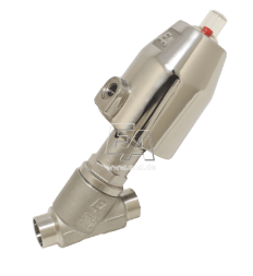 Pneumatic valve DN20, SK50-Ms., OS, Stainless steel/PTFE, Ruhe zu, gegen Medium