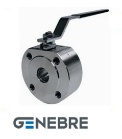 Genebre stainless steel ball valve AISI 316 Tmax=+180oC flanged