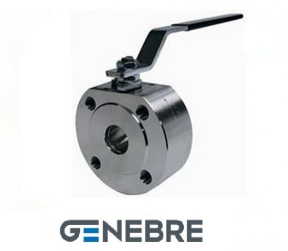Genebre stainless steel ball valve AISI 316 Tmax=+180oC flanged