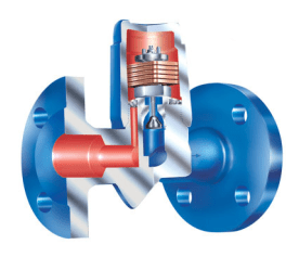 Membrane condensate trap 42.610 ARI-CONA M Membrane material condensate trap: 1.4505/1.4301/1.4541 , Tmax=+650oC flange (DN50)