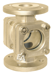 Sight glass DN40GG25, PN16 Cover washer: DIN8902 glass