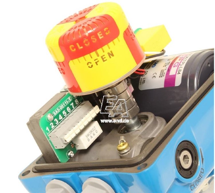 Absperrkllappe-TA, DN80, with drive NE05 GGG/stainless steel/EPDM, 230V 50Hz, time. srab. 14sec