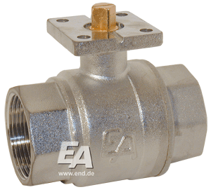 Ball valve 3&amp;quot;, PN25, Ms/PTFE-FKM Flanged drive,full-bore