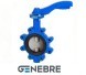 Disc shutter type Lug Genebre PN16, GGG40/1.4408/EPDM, handle, connection according to ANSI125/150