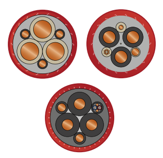 كوندوكتيكس كرين وكابلات المصعد-وامبفلر هفر /هفر-د